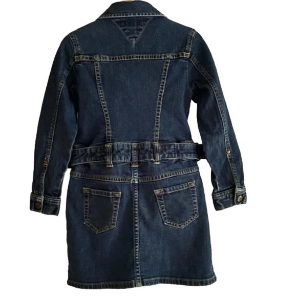 Tommy Hilfiger Classic Denim Dress Girls size 6 - Picture 7 of 10